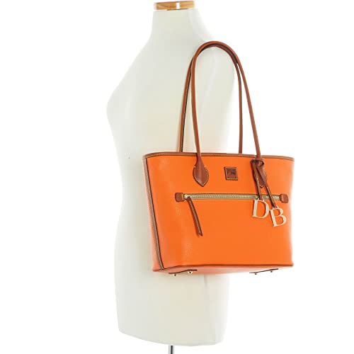 Dooney & Bourke Pebble Leather Small Shoulder Bag, Clementine, XL