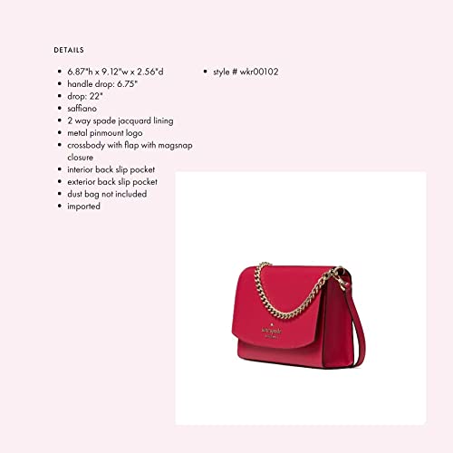 Kate Spade Carson Convertible Crossbody Bag (Pink Ruby)