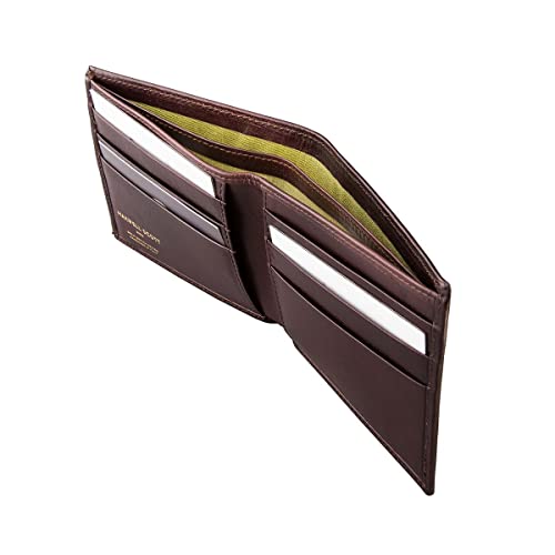 Maxwell Scott Mens Quality Leather Bifold Wallet | The Vittore | Handmade in Italy | Dark Chocolate Brown