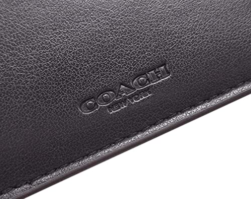 Coach Men's 3 in 1 Wallet With Coach Signature Print Gift Set, Style F41346, Black