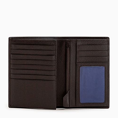 Le Tanneur, Wallet, Card Holder, Leather, Charles, Men, 11 Card Compartments, 2 Bill Pockets, 3 ID Pockets, Zip Coin Pocket, Anti-Rfid Wallet, Vertical, Coffee Chalk, L 10.5 x H 15 cm