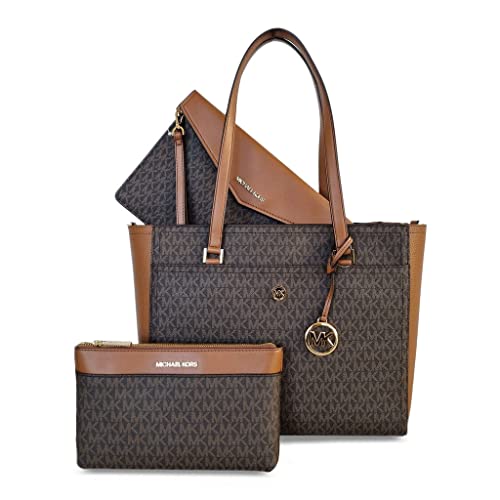 Michael Kors Maisie Brown 3-in-1 Handbag Set