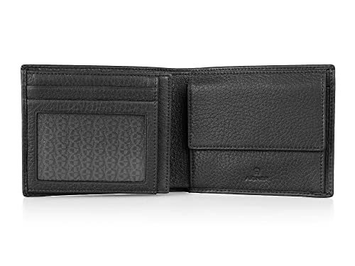 Landscape format men's wallet from Aigner., 007 Black (Black) - .