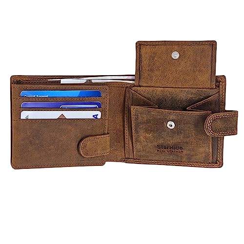 Men's Genuine Leather Wallet with RFID Blocking | 710 Brown