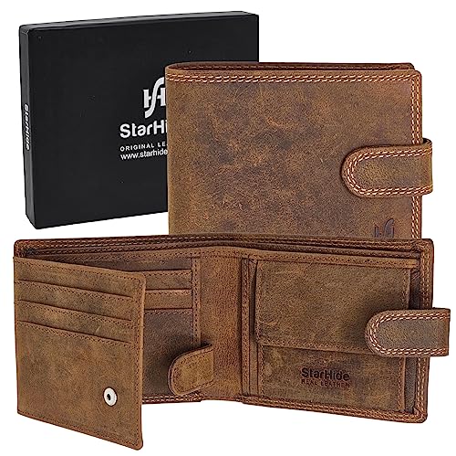 Men's Genuine Leather Wallet with RFID Blocking | 710 Brown