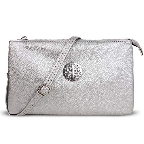 Craze London Women's Large Designer Clutch, Cross Body