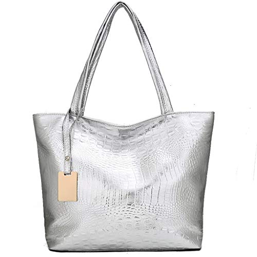 Trilance Alligator Shoulder Tote Handbag for Women