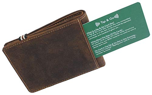 VISCONTI Leather RFID Blocking Wallet with Elastic Closure
