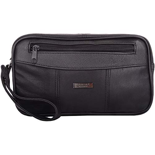 Soft Nappa Leather Travel Bag with Handle