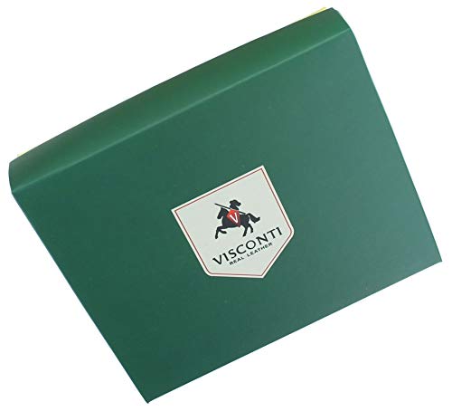 VISCONTI Leather RFID Blocking Wallet with Elastic Closure