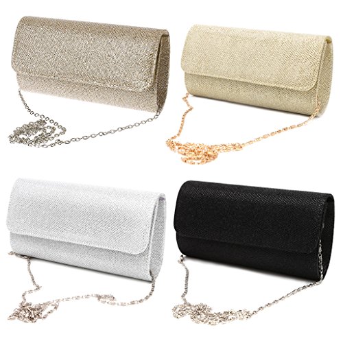 WOWOWO Women's Designer Evening Clutch Handbag for Events