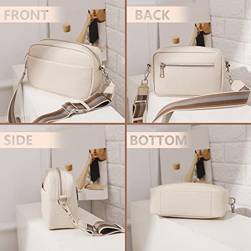 Elegant Beige Crossbody Handbag for Women