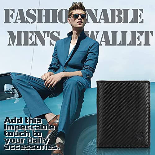 TEEHON® Herren Echtes Leder Geldbörse 13 Kartenfächer