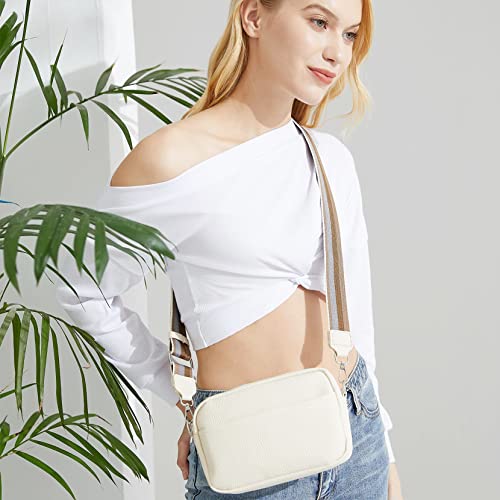 Elegant Beige Crossbody Handbag for Women