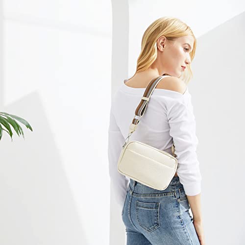 Elegant Beige Crossbody Handbag for Women