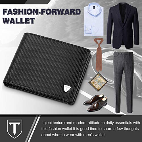 TEEHON® Men's Leather Wallet with RFID Blocking