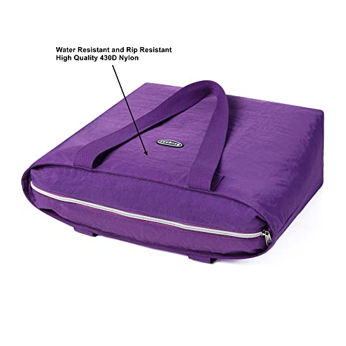 SAVERRY Large Designer Foldable Nylon Tote Bag
