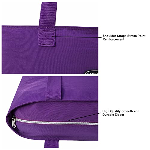 SAVERRY Large Designer Foldable Nylon Tote Bag