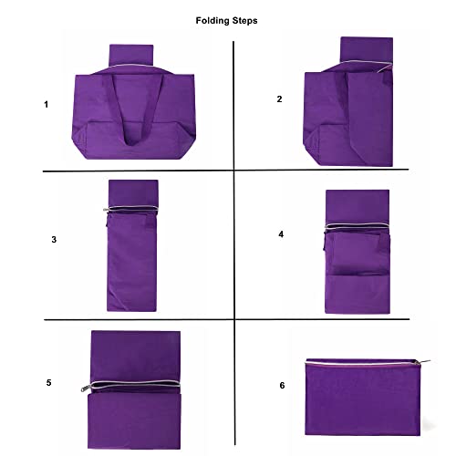 SAVERRY Large Designer Foldable Nylon Tote Bag