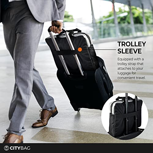 Expandable Laptop Case Bag for Men/Women, Sleek & Durable