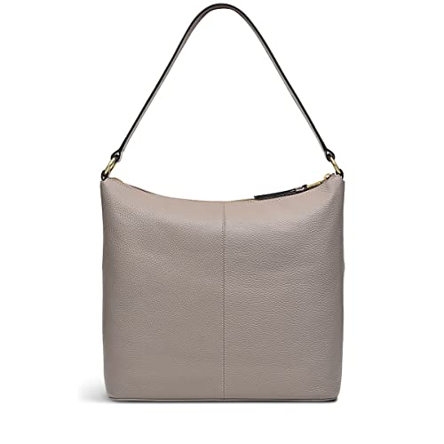 RADLEY London Espresso Grey Grained Leather Shoulder Handbag