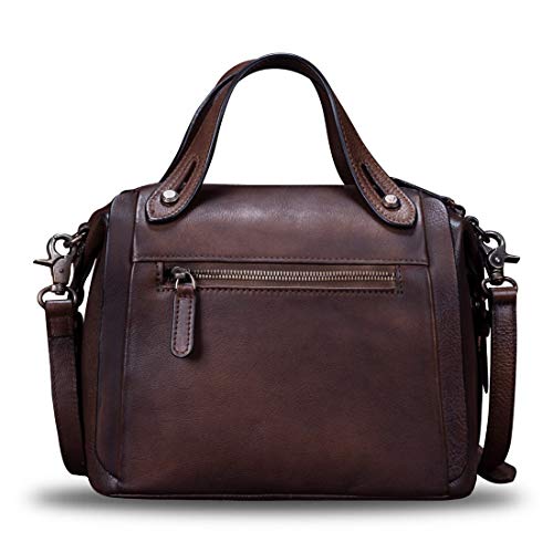 Designer Vintage Style Genuine Leather Handbags for Ladies