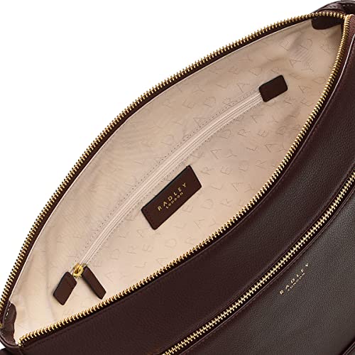 RADLEY London Caramel Brown Grained Leather Shoulder Handbag