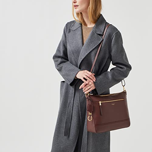 RADLEY London Caramel Brown Grained Leather Shoulder Handbag