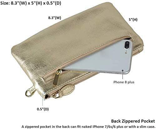 Befen Small Genuine Leather Clutch for Women
