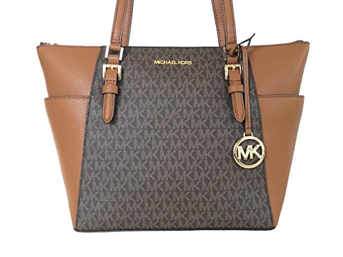 Michael Kors Large Top Zip Tote - Brown