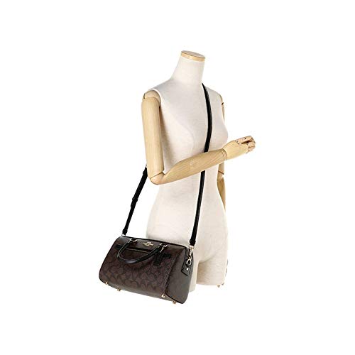 Coach Rowan Satchel, Signature Canvas, Im/Brown/Black