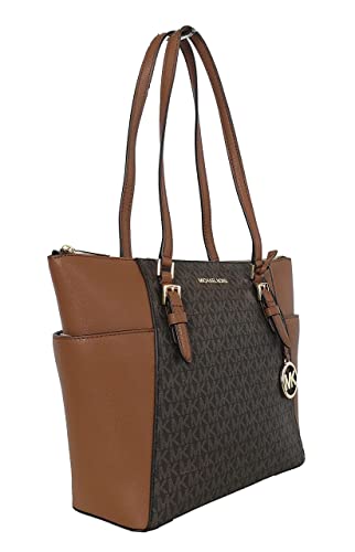 Michael Kors Large Top Zip Tote - Brown