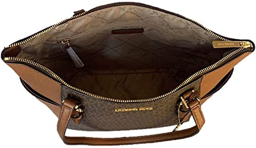 Michael Kors Large Top Zip Tote - Brown