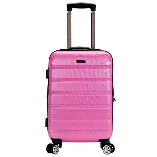Pink Rockland Melbourne Hardside Spinner Wheel Designer Handbag