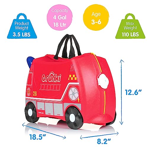 Frank Fire Truck Red Designer Handbag