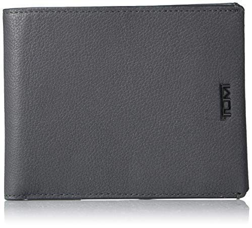Men's Grey Textured TUMI Nassau Double Billfold Wallet