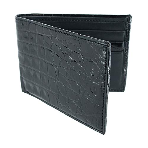 Trafalgar Crocodile Bi-Fold Designer Wallet