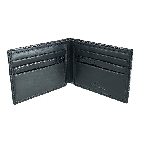 Trafalgar Crocodile Bi-Fold Designer Wallet