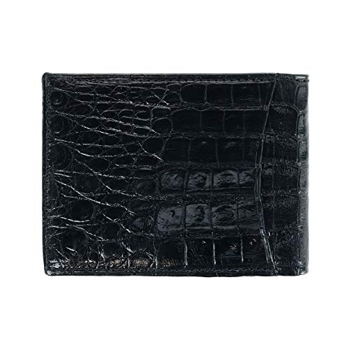 Trafalgar Crocodile Bi-Fold Designer Wallet