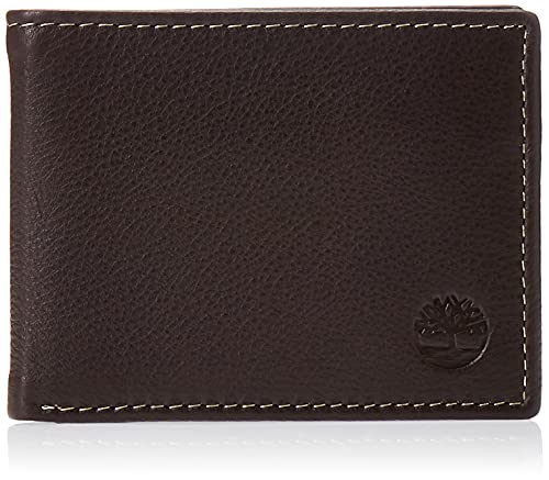 Timberland Leather RFID Bifold Commuter Wallet in Brown