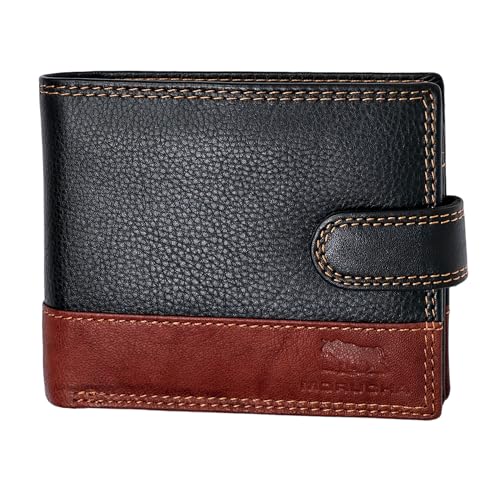 Luxury RFID Blocking Leather Passcase Wallet with Gift Box