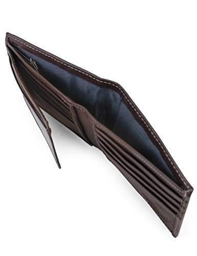 Timberland Leather RFID Bifold Commuter Wallet in Brown