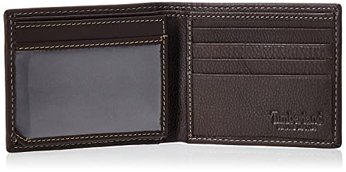 Timberland Leather RFID Bifold Commuter Wallet in Brown