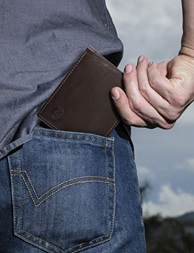 Timberland Leather RFID Bifold Commuter Wallet in Brown