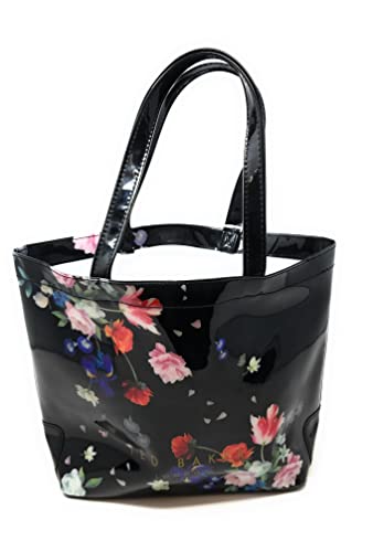 Ted Baker Small Icon Emicon Sandalwood Tote Shopper Beach Bag in Black