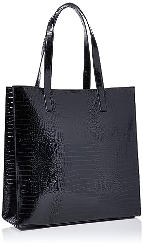 Ted Baker Women's Croccon Icon bag, Black, One Size UK