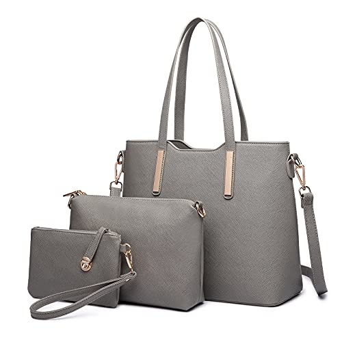 Miss Lulu Faux Leather Shoulder Bag Purse Tote