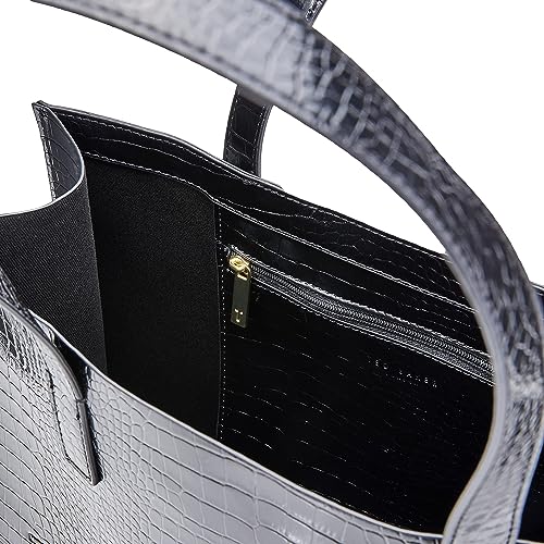 Ted Baker Women's Croccon Icon bag, Black, One Size UK