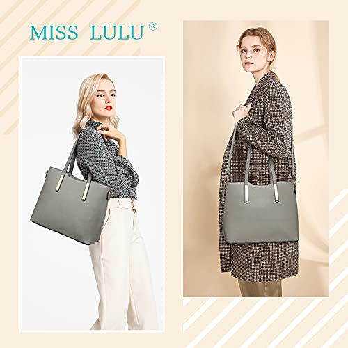 Miss Lulu Faux Leather Shoulder Bag Purse Tote