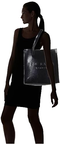 Ted Baker Women's Croccon Icon bag, Black, One Size UK